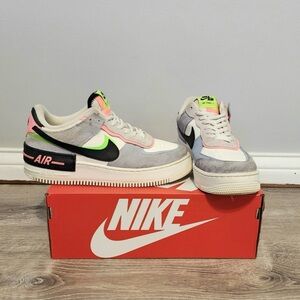 Nike Air Force 1, shadow sunset pulse